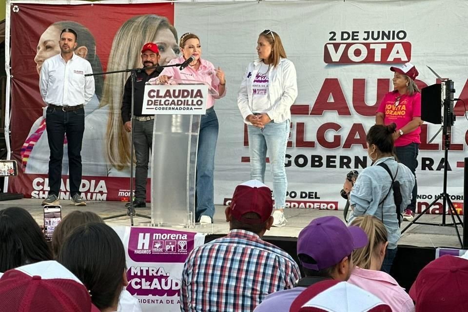 Claudia Delgadillo ha asegurado que acabará con la corrupción que hay en el Siapa y en algunos programas sociales, como Recrea.