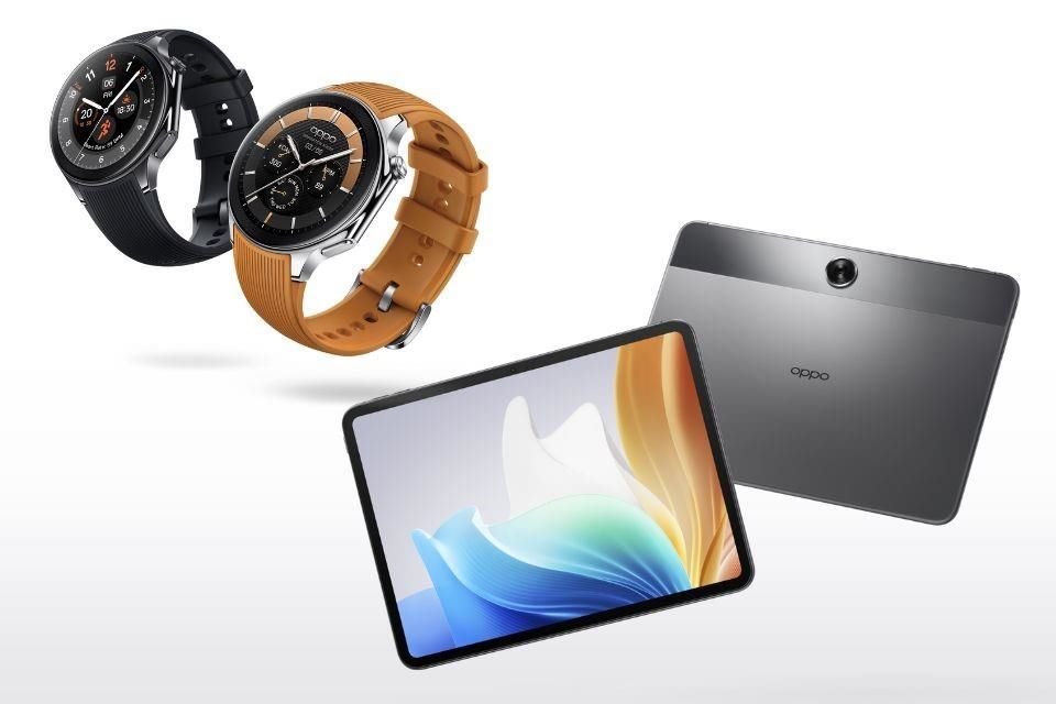 La marca asiática se diversifica con la llegada del reloj inteligente Watch X y la tableta Oppo Pad Neo.