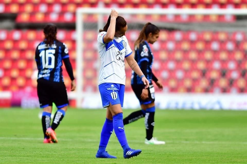 Las Rayadas no pudieron mostrar la superioridad de plantel.