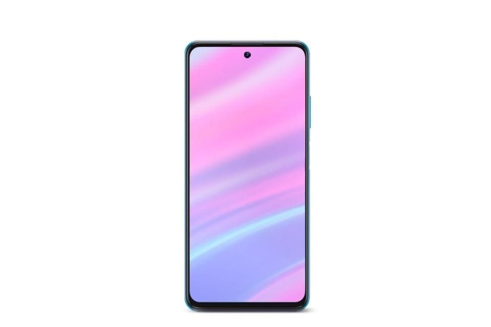 El ZTE Blade V30 tiene una perforación para la cámara frontal.