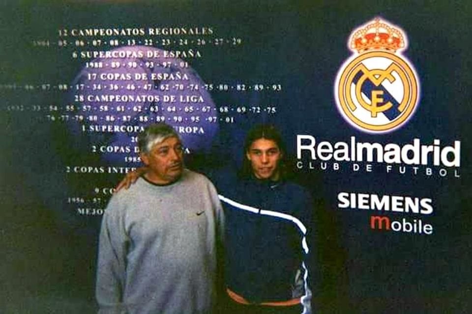 Aimar Centeno y su papá Roberto.