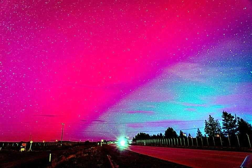 Intensa actividad solar desencadena espectaculares auroras boreales por tercer día consecutivo.