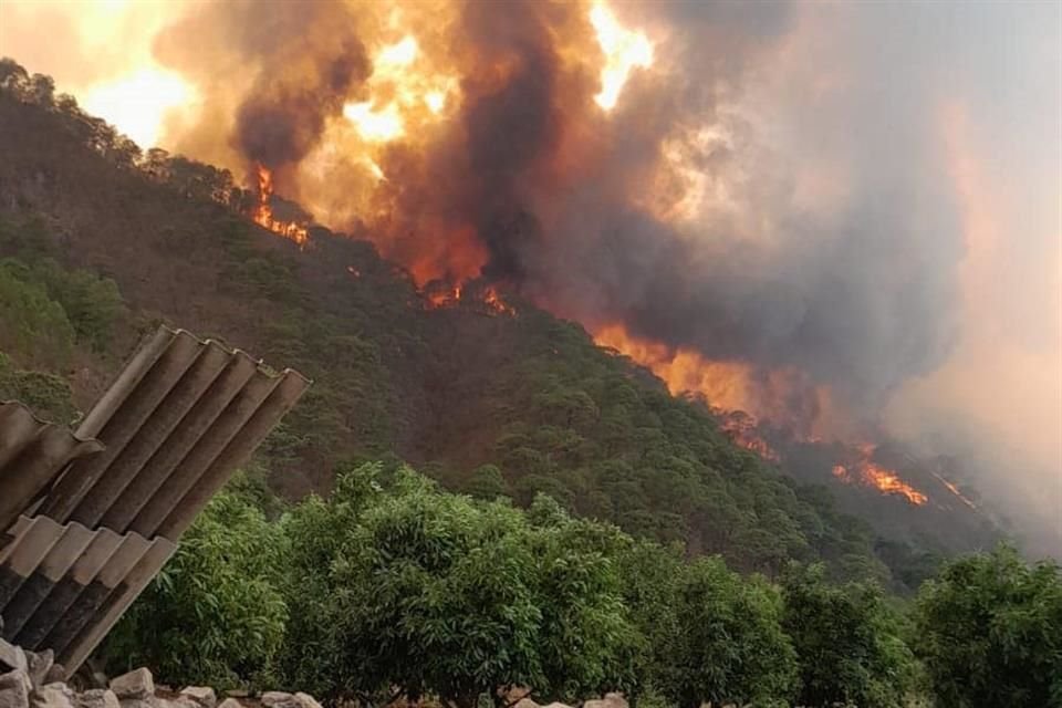 Un incendio forestal que creció rápidamente en la comunidad de Galope, en el municipio de Mascota, cobró la vida de un joven voluntario.