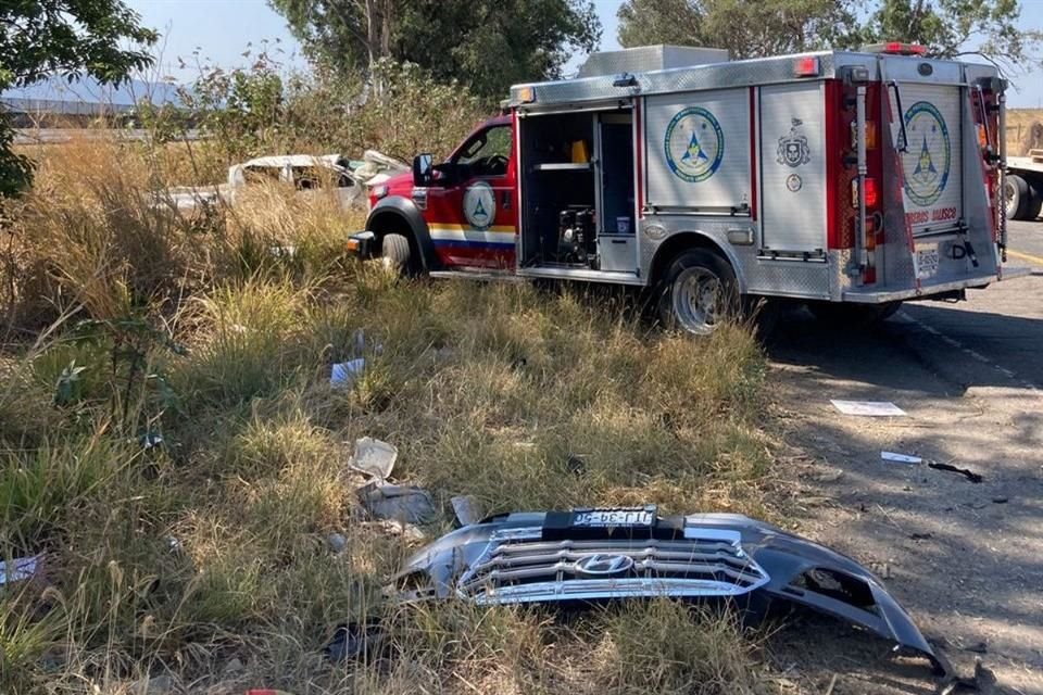 Personal de Bomberos se encargaron de liberar al afectado.