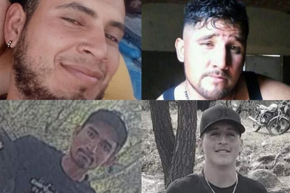 Pedro Becerra Espinoza (26 años) Jesús Arturo Serrano Becerra (29 años), Diego Guadalupe Estrada Villalobos (22 años) y Rubén Zermeño Gómez (21 años) fueron encontrados con vida. Presentan heridas.