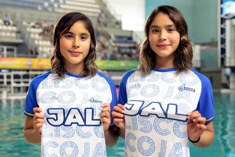 Las hermanas Lía y Mía Cueva Lobato figuran entre las principales promesas del deporte jalisciense.
