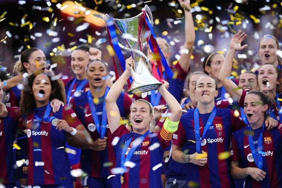 Barcelona Femenil bicampeona de Champions.