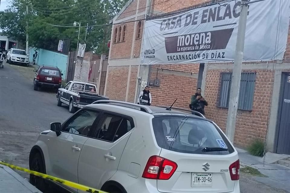 El candidato de Morena a la Presidencia Municipal de Encarnación de Díaz, Gilberto 'Tito' Palomar González, fue atacado a balazos.