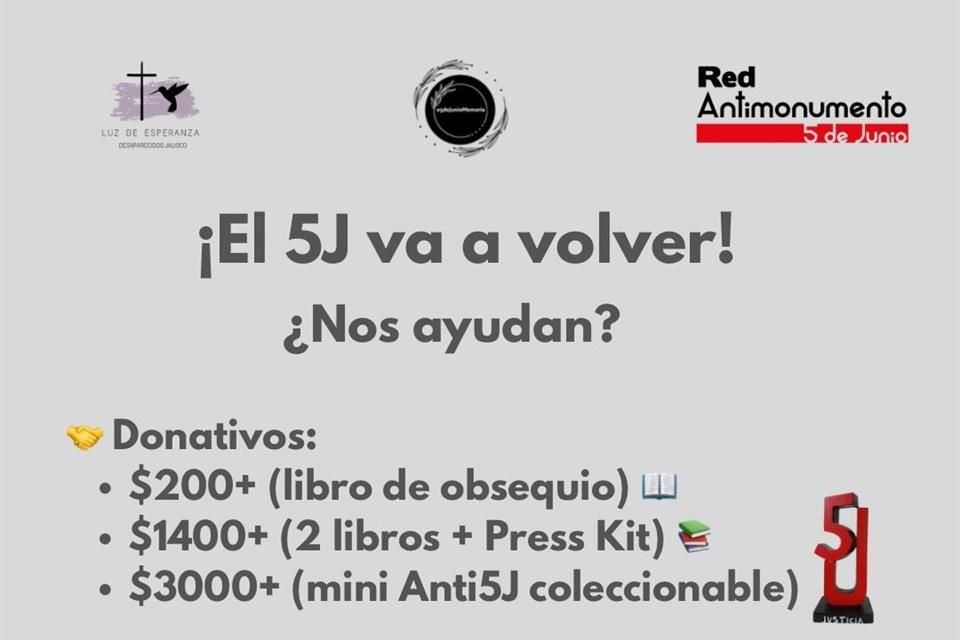 La instalación será el próximo 5 de junio a las 18:00 horas en la Glorieta de lxs Desaparecidos.
