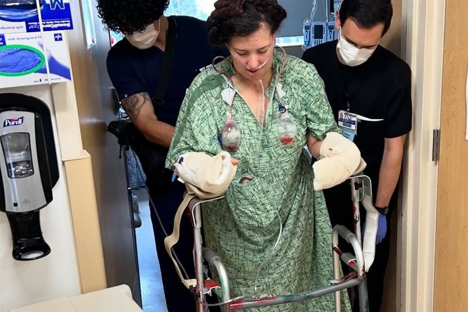 Allie Shehorn se encuentra hospitalizada debido a las múltiples lesiones que le causaron.