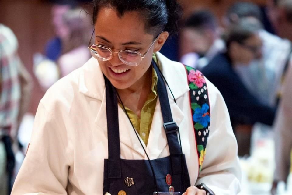 La cheesemonger mexicana Jessica Fernández fue jueza del concurso al Mejor Quesista.