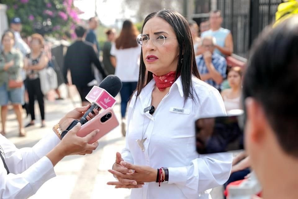 Laura Imelda Pérez, candidata a la alcaldía de Tlaquepaque por el partido de Morena.