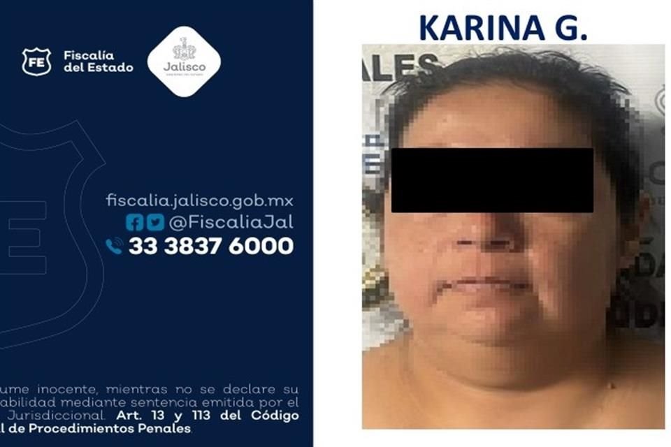 Karina 'G' fue enviada a prisión preventiva.