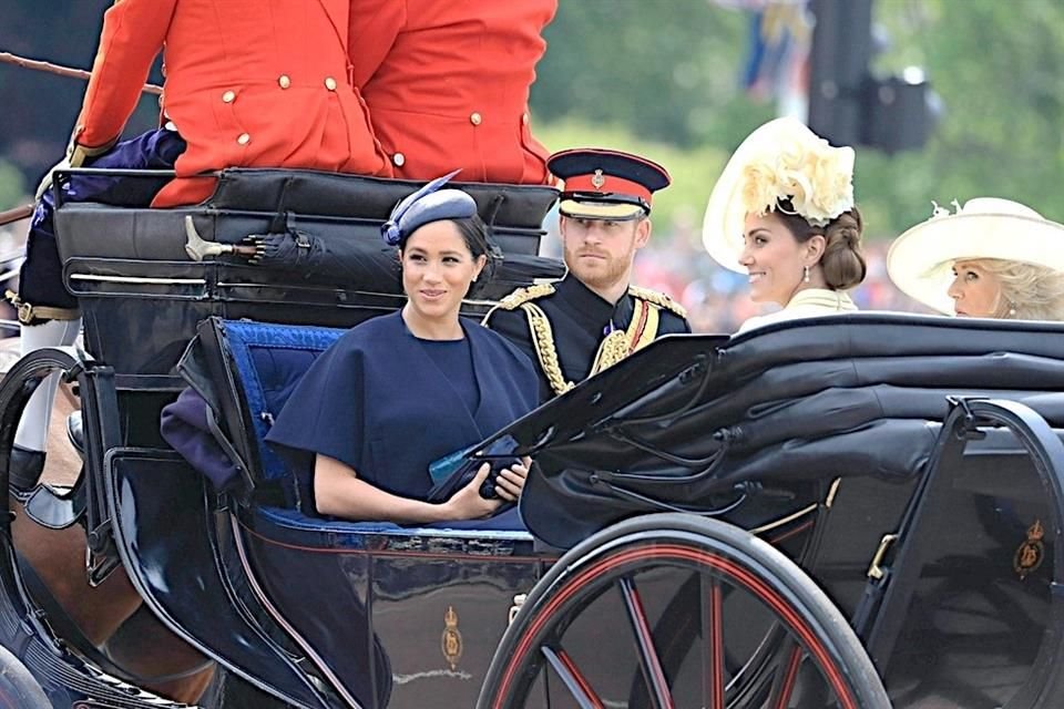 Los Duques de Sussex estuvieron en el Trooping the Colour de 2019.