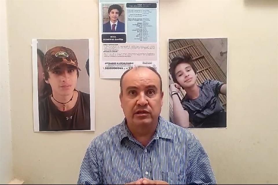 A 53 días de la desaparición de Aldo González Sevilla, estudiante de la UdeG, su papá lanzó un mensaje a la población para reportar información del joven.