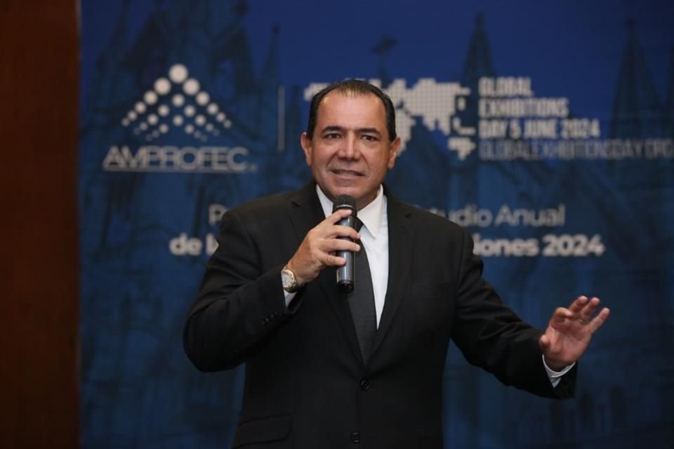 Jorge Ramírez, presidente de la región occidente de la Asociación Mexicana de Profesionales en Ferias, Exposiciones y Convenciones.