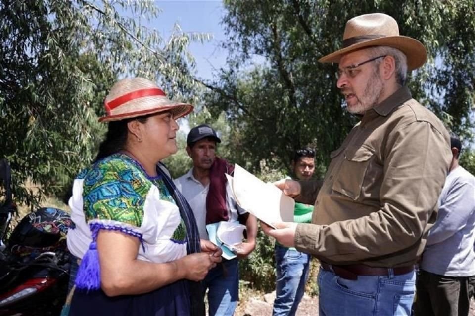 El Gobernador detalló que los ejemplares provendrán de los viveros de la Cofom que serán distribuidos en las zonas serranas de cuatro municipios: Pátzcuaro, Quiroga, Tzintzuntzan y Erongarícuaro.