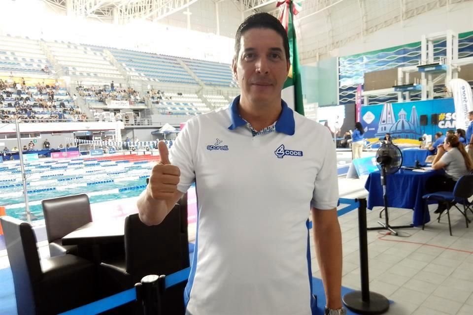 Ismael Meneses, presidente de la Asociación Jalisciense de Natación, proyecta 10 medallas de oro para Jalisco en los Nacionales Conade.