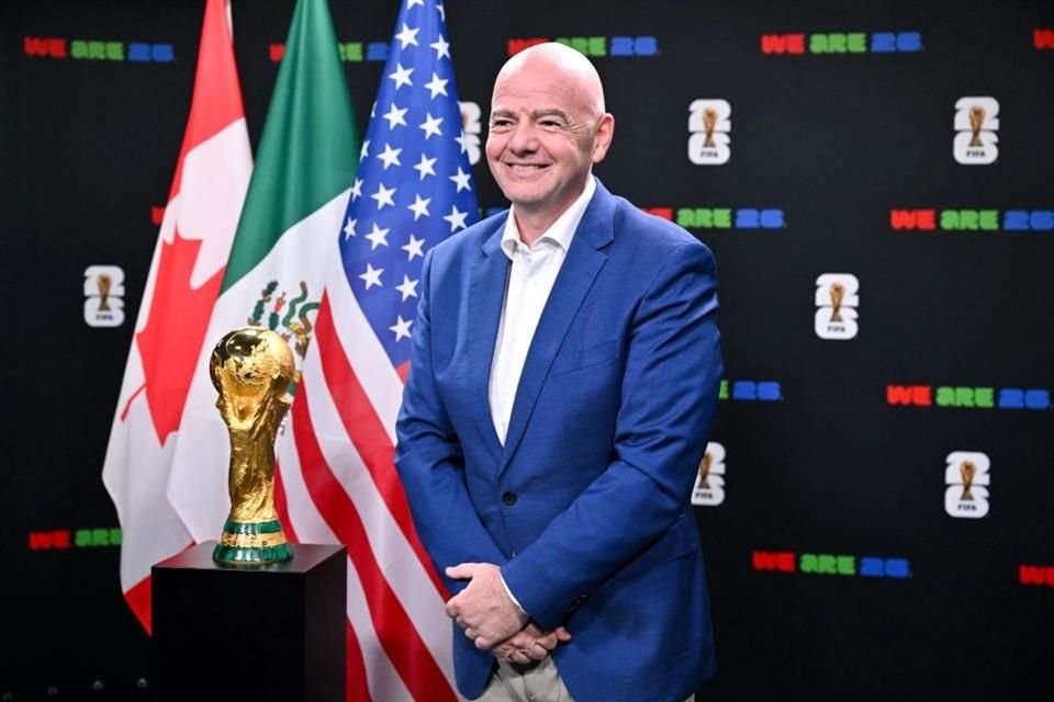 Gianni Infantino aseguró que el Mundial 2026 será el 'espectáculo más grande' en la historia del futbol, a dos años de su comienzo.