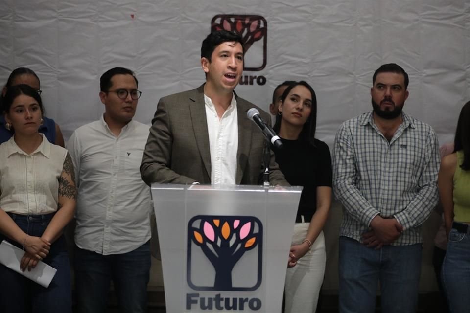 Pedro Kumamoto, fundador de Futuro y quien buscaba el Alcaldía de Zapopan en el proceso electoral 2023 - 2024.