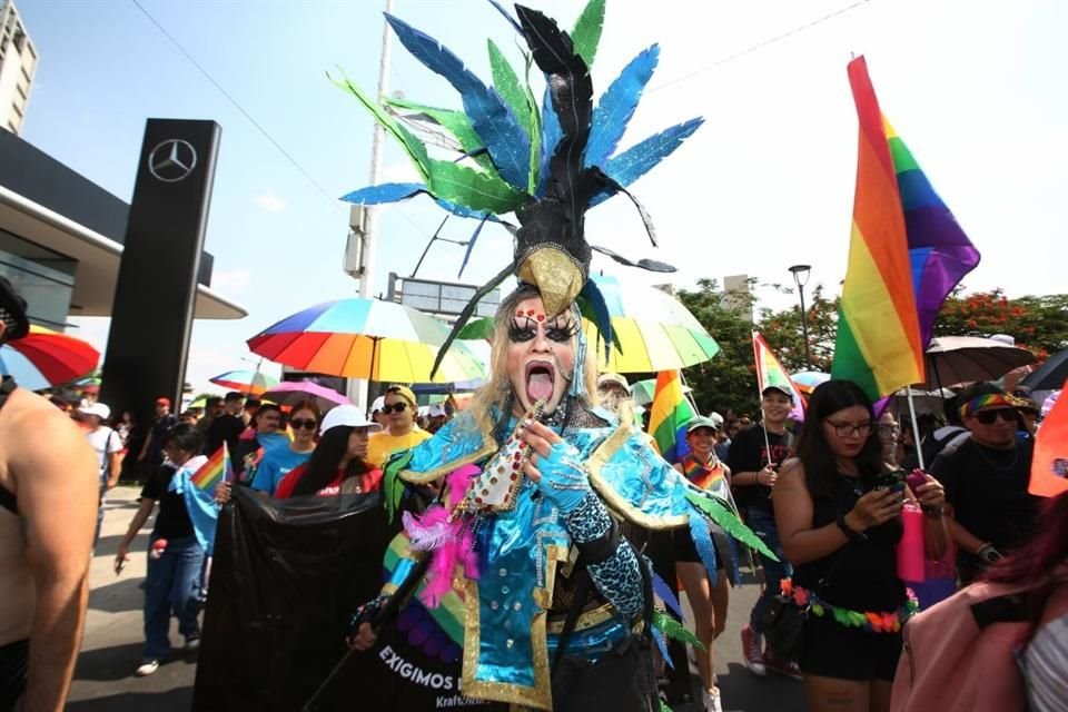 Cada uno llevó su propio color al Pride Guadalajara.