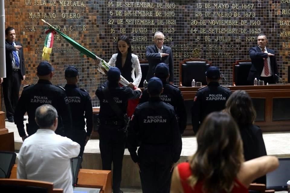 Diputados del Congreso de Jalisco conmemoraron los 201 años de Jalisco como Estado libre y soberano.