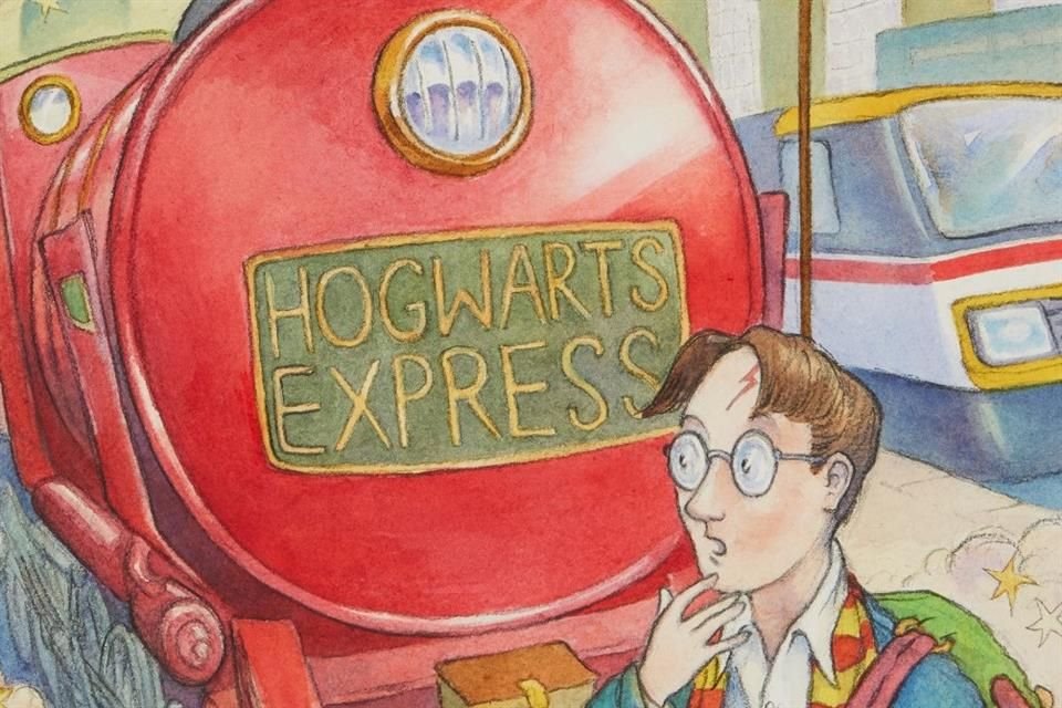 En Nueva York se llevará a cabo una subasta con la ilustración que definió la imagen de Harry Potter; su precio ronda los 600 mil dólares.