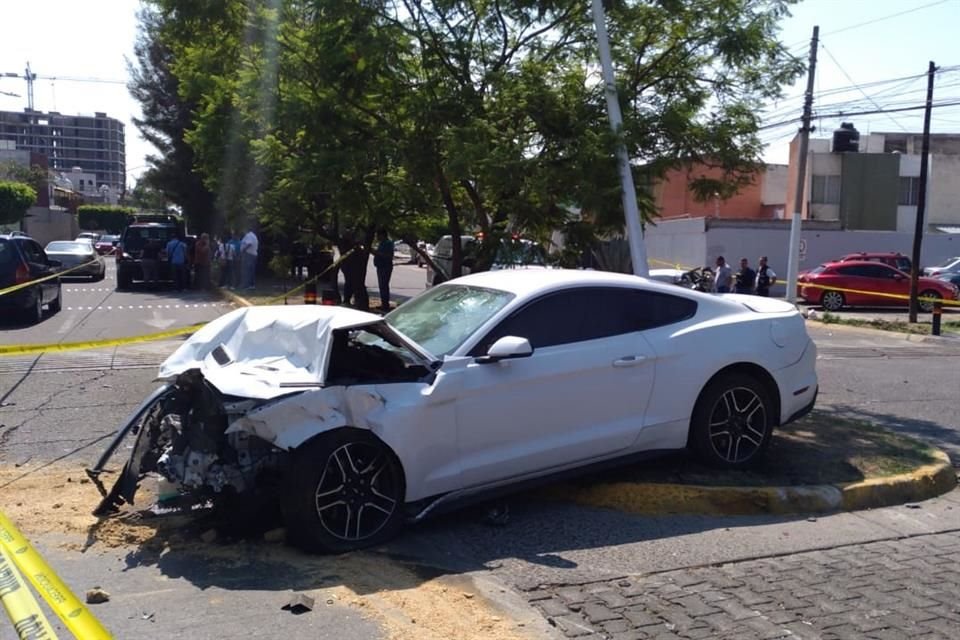 El accidente ocurrió en Residencial Moctezuma, en Zapopan.