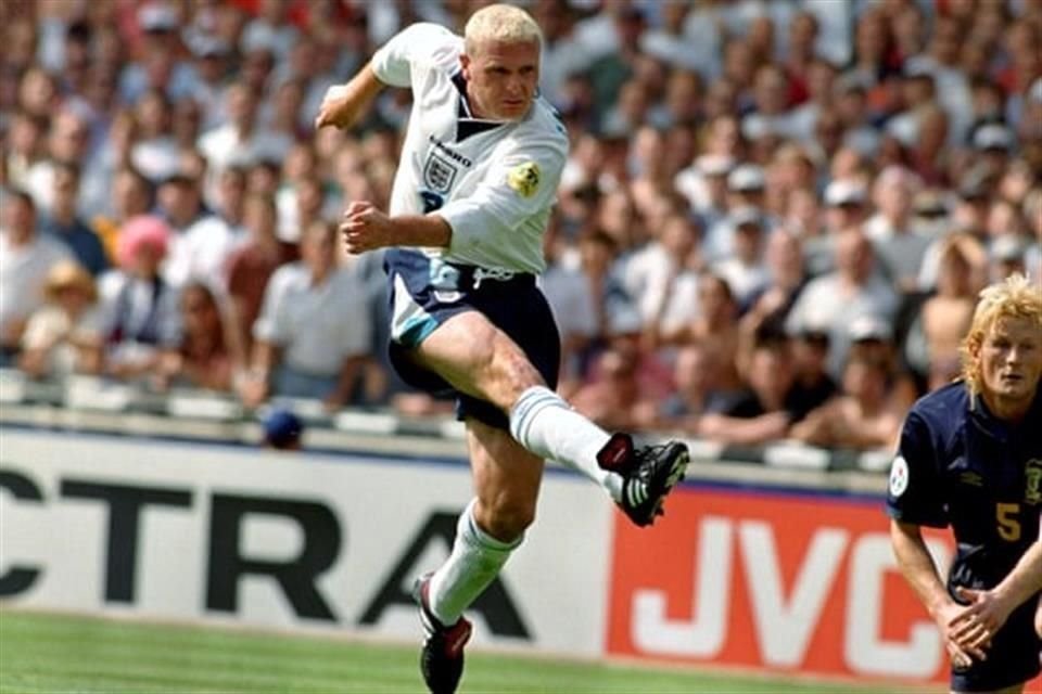 El inglés Paul Gascoigne ha sido considerado un loco que desperdició su talento, pero su gol contra Escocia se mantiene en la memoria.