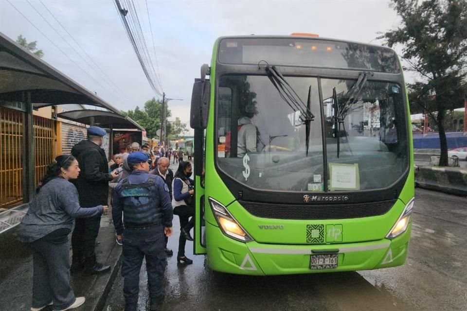 Se contó con apoyo de unidades de RTP de Guelatao a Santa Marta.