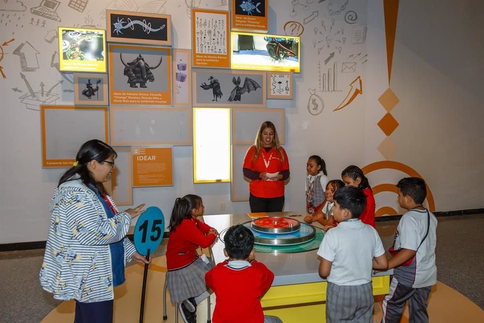 Maestros aprovecharon para llevar a sus alumnos por las actividades educativas que hay en el Museo.