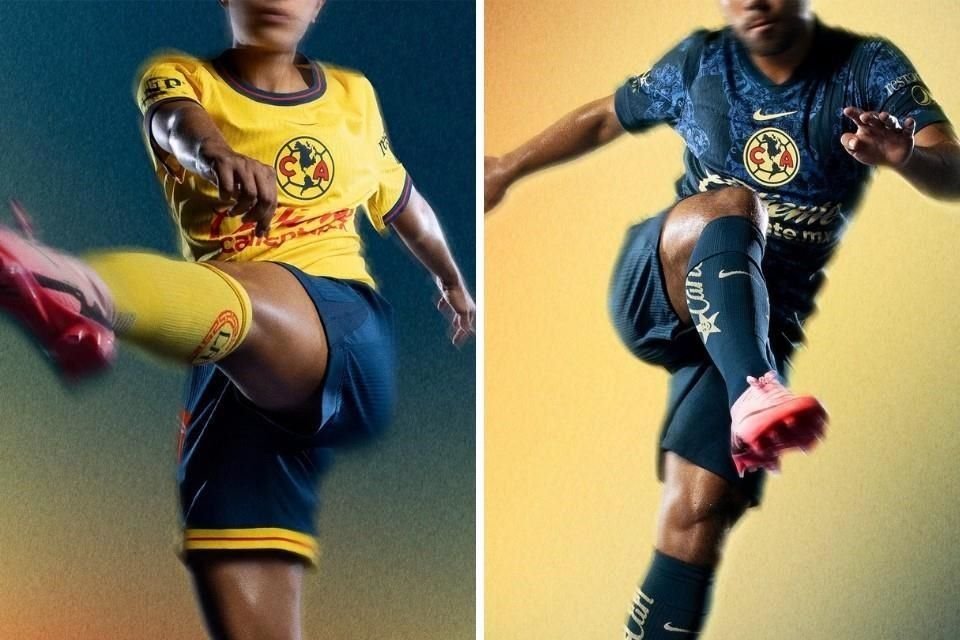 Los diseños que usarán los equipos del Club América en el Apertura 2024.