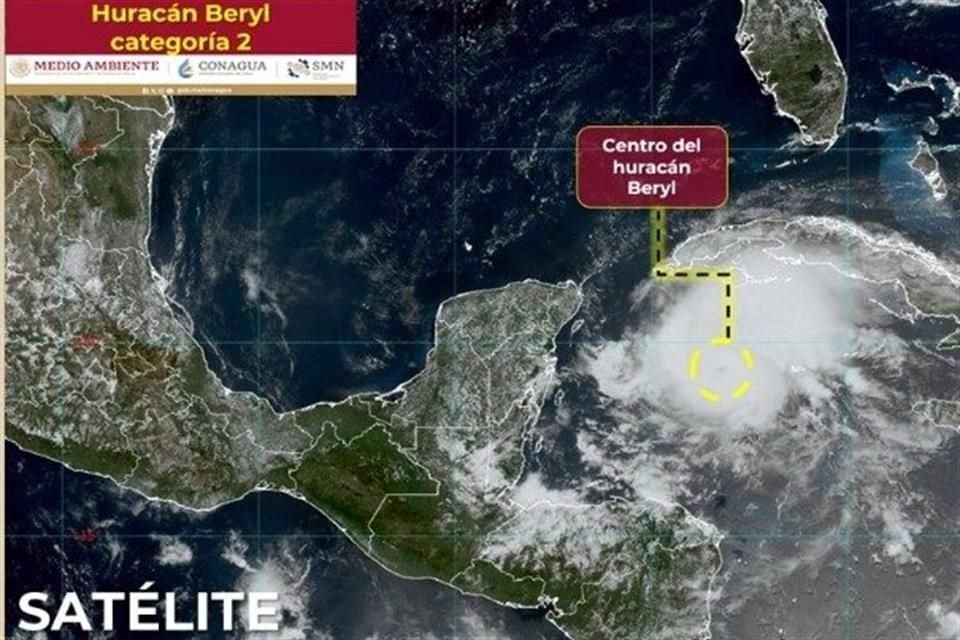 Ante el acercamiento del huracán, el Estado de Quintana Roo se encuentra en alerta naranja.