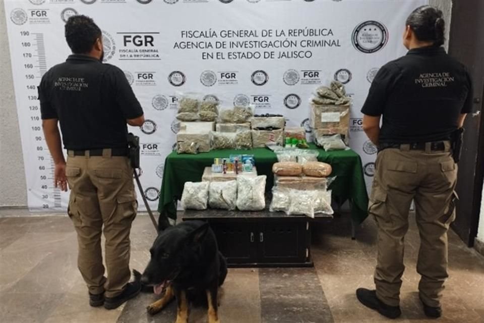 La droga quedó a disposición del Ministerio Público.