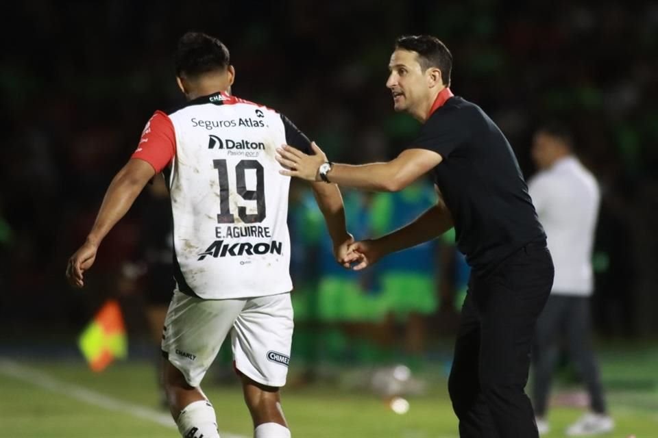 Beñat San José, técnico del Atlas, calificó como positivo el punto rescatado por los rojinegros, tras el empate en Ciudad Juárez.