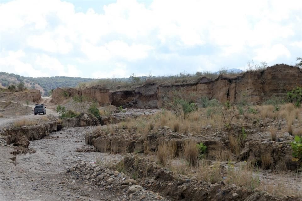 La erosión hídrica es uno de los factores que inciden en la degradación del suelo en Jalisco.