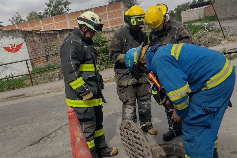 Desde ayer comenzaron a sanear la red, ya que el explosímetro marcaba 100 porciento de explosividad.