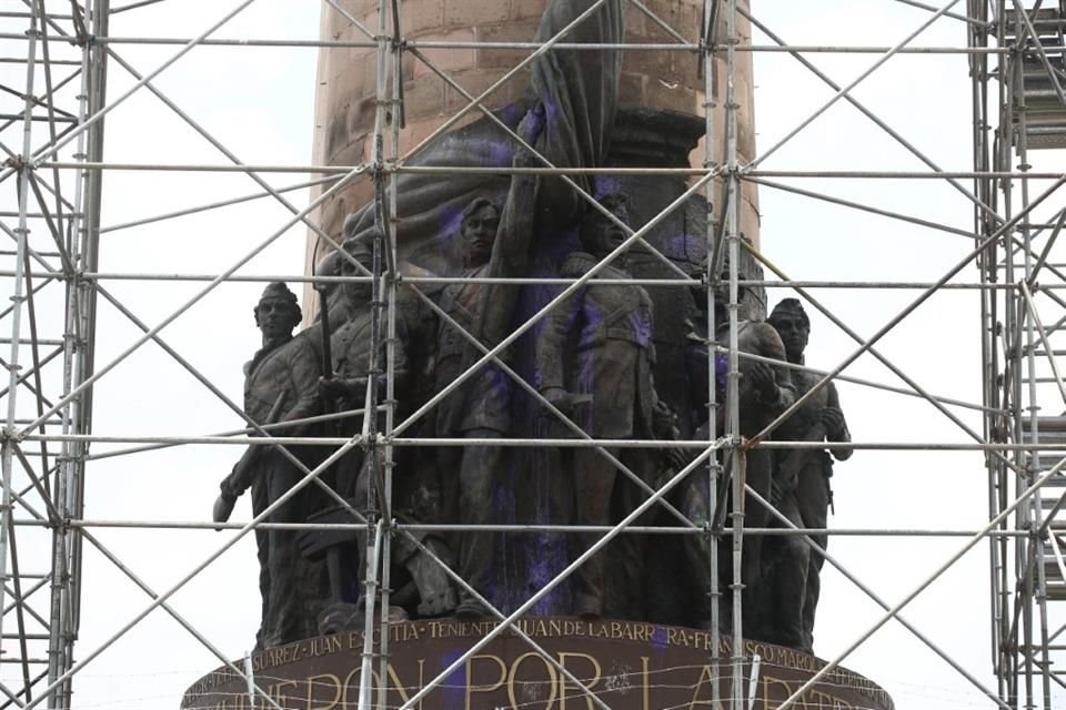 La Glorieta de Las y Los Desaparecidos enfrenta un riesgo de colapso que ha llevado a la necesidad de intervenir este monumento.