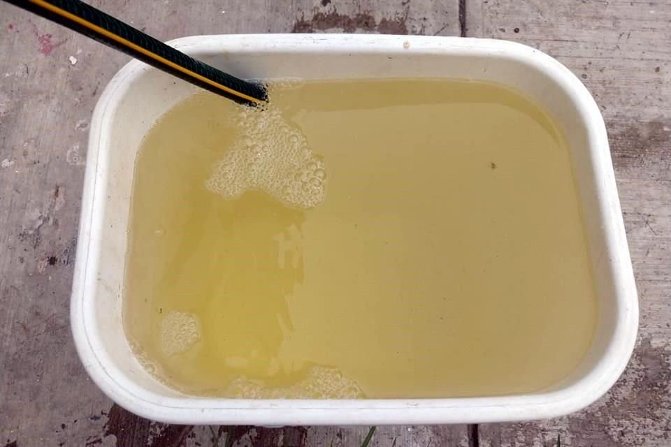 El 15 de julio vecinos reportaron que el agua llegaba turbia a sus hogares.
