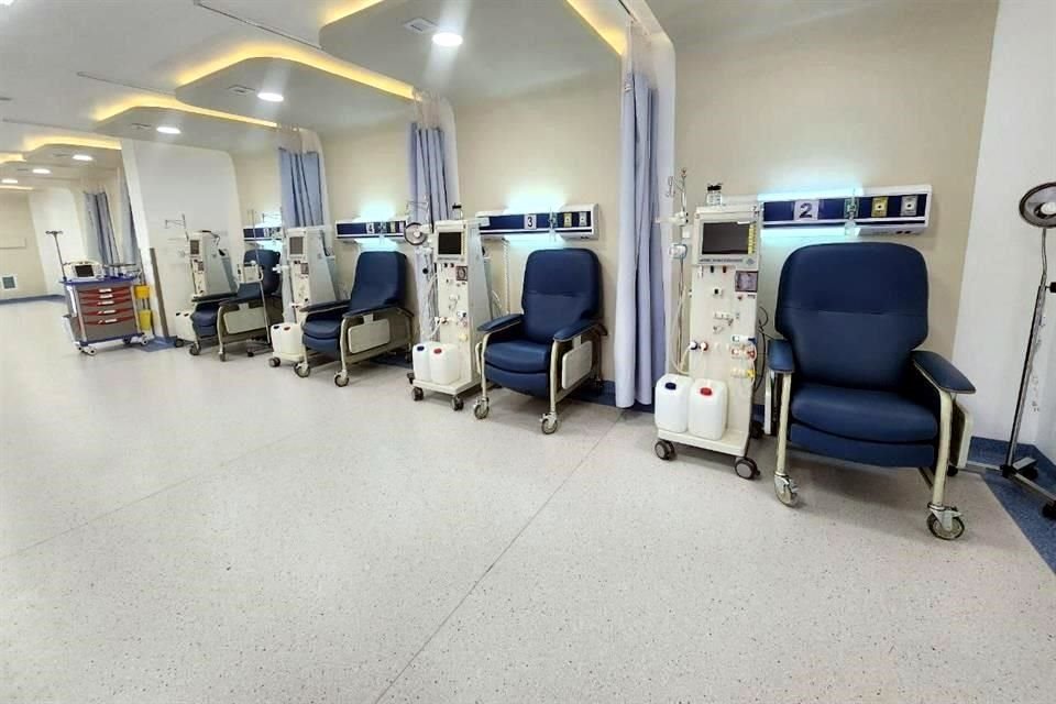Contará con 5 sillones de hemodiálisis.