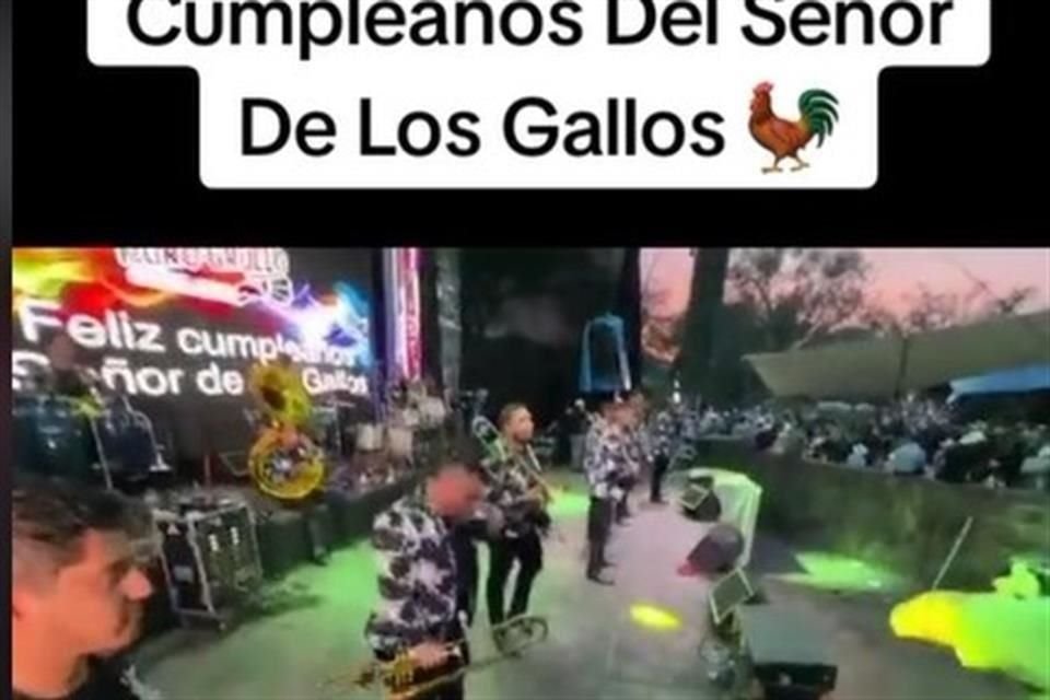 Bandas de corte grupero festejaron el cumpleaños de Nemesio Oseguera en Municipio de Tonaya.