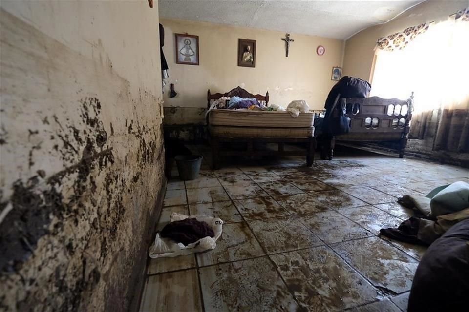 En total 86 casas presentaron daños por inundaciones.