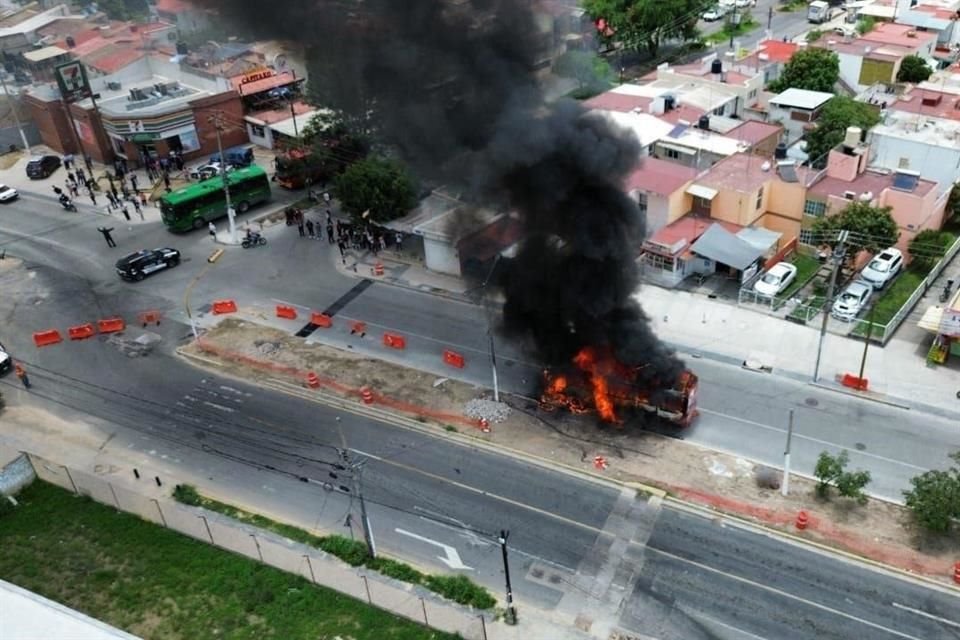 El incidente se registró cerca de las 13:40 horas en el cruce de la Avenida Santa Margarita y la Calle Zarzamora.