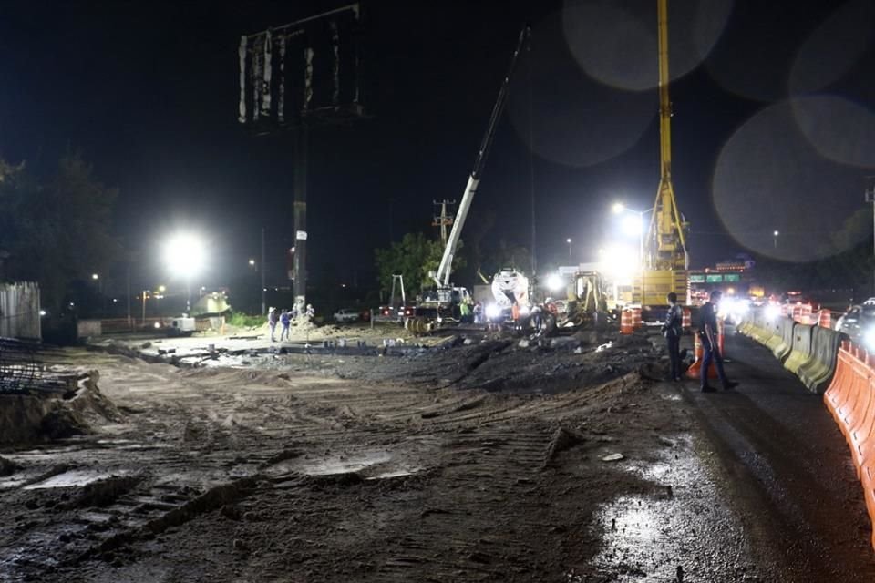Las obras para reparar el socavón en la Avenida López Mateos van al 42 por ciento, y autoridades prometen que garantizarán su durabilidad.