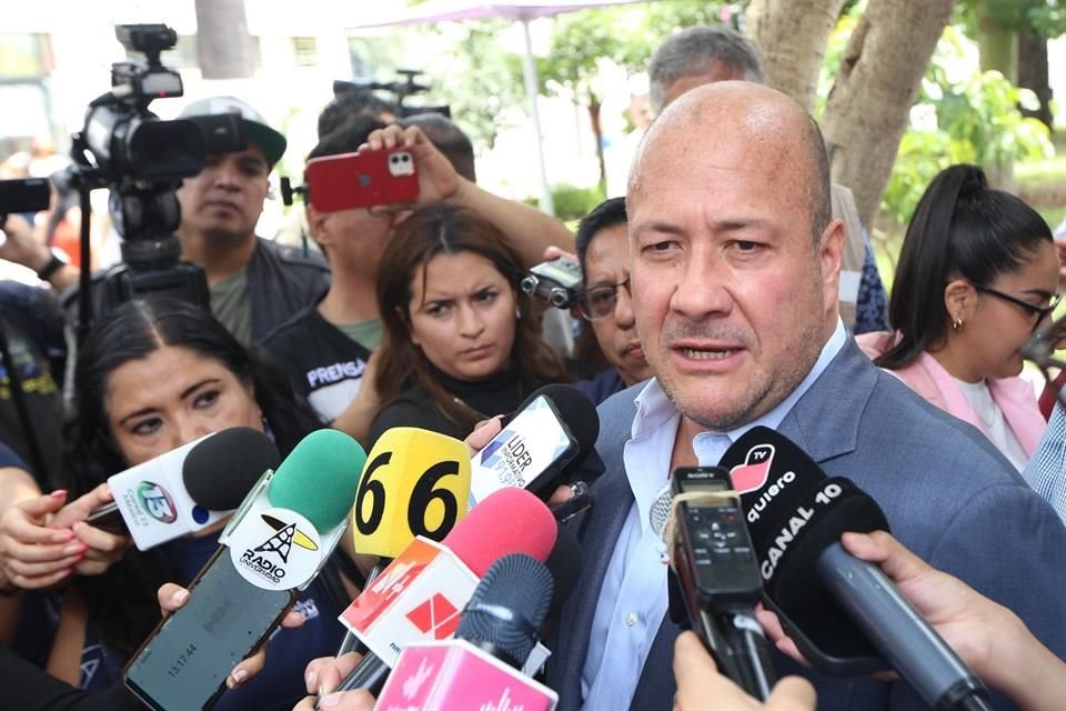 El Gobernador de Jalisco, Enrique Alfaro, sostiene que el cobro de piso se encuentra erradicado en el Estado.