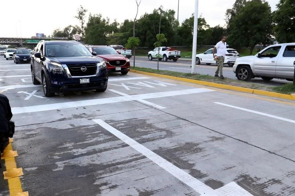 Sí alcanzó a fraguar el concreto y López Mateos fue reabierta a la circulación luego de 17 días cerrada debido a la aparición de un socavón.