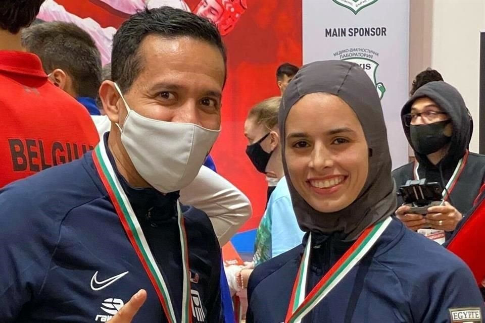 Óscar Salazar es ahora entrenador del equipo de Egipto de TKD.