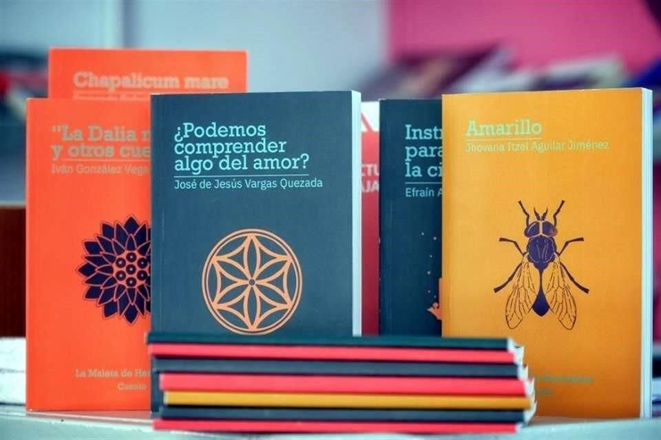Este 17 de agosto, a las 16:00 horas, también se presentarán libros de varios autores de la convocatoria La Maleta de Hemingway, de la Secretaría de Cultura de Jalisco.