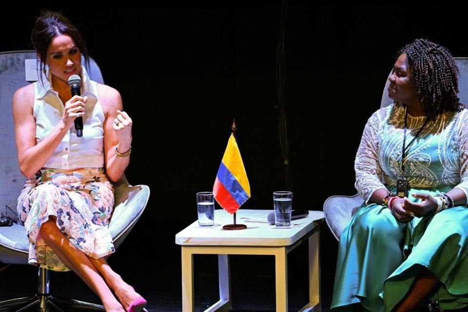 La Duquesa de Sussex charló con la Vicepresidenta de Colombia, Francia Márquez.