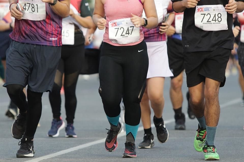Carrera de 10k de los Bomberos que se realizó en Avenida Chapultepec.